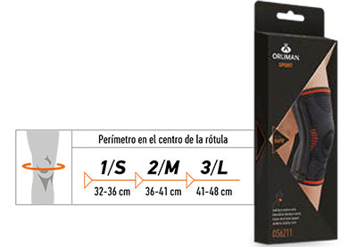 RODILLERA ELASTICA CON FLEJES