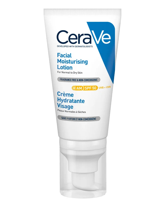 LOCION HIDRATANTE FACIAL CERAVE SPF 50