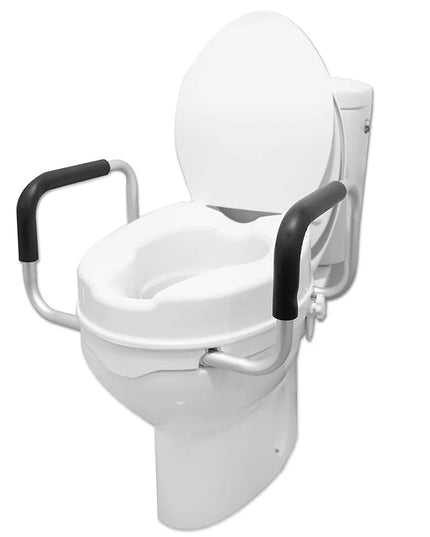 ELEVADOR DE BAÑO CON REPOSABRAZOS