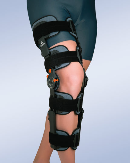 ORTESIS DE RODILLA REGULABLE CON BLOQUEO