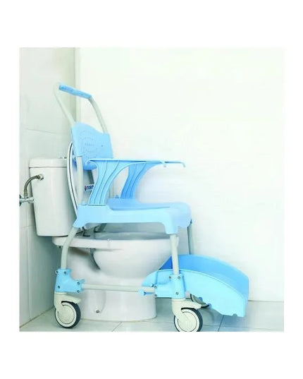 SILLA DE DUCHA CON RUEDAS